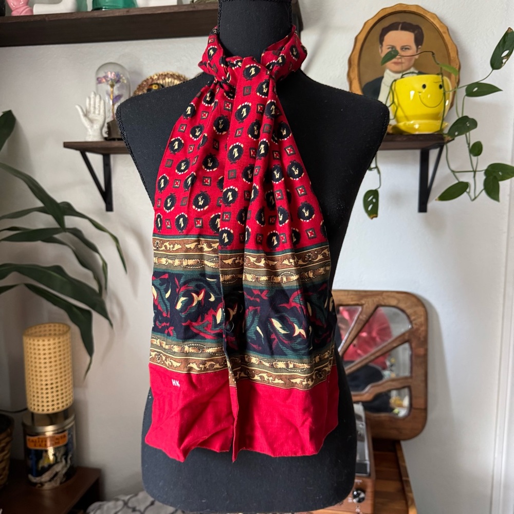 Vintage 90’s Equestrian-core HK Scarf